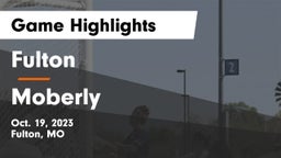 Fulton  vs Moberly  Game Highlights - Oct. 19, 2023