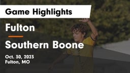 Fulton  vs Southern Boone  Game Highlights - Oct. 30, 2023