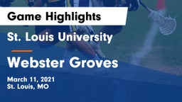St. Louis University  vs Webster Groves  Game Highlights - March 11, 2021