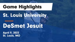 St. Louis University  vs DeSmet Jesuit  Game Highlights - April 9, 2022