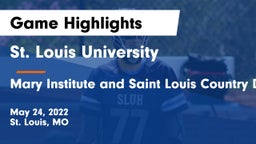 St. Louis University  vs Mary Institute and Saint Louis Country Day School Game Highlights - May 24, 2022