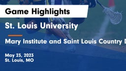 St. Louis University  vs Mary Institute and Saint Louis Country Day School Game Highlights - May 23, 2023