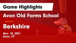 Avon Old Farms School vs Berkshire  Game Highlights - Nov. 10, 2021
