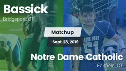 Matchup: Bassick  vs. Notre Dame Catholic  2019
