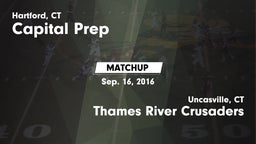 Matchup: Capital Prep High vs. Thames River Crusaders 2016