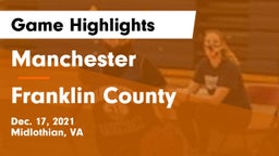 Manchester  vs Franklin County  Game Highlights - Dec. 17, 2021