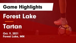 Forest Lake  vs Tartan  Game Highlights - Oct. 9, 2021