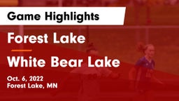 Forest Lake  vs White Bear Lake  Game Highlights - Oct. 6, 2022