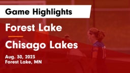 Forest Lake  vs Chisago Lakes  Game Highlights - Aug. 30, 2023