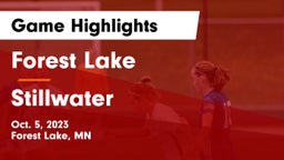 Forest Lake  vs Stillwater  Game Highlights - Oct. 5, 2023