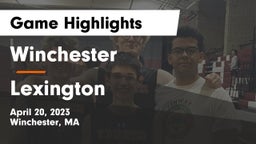 Winchester  vs Lexington  Game Highlights - April 20, 2023