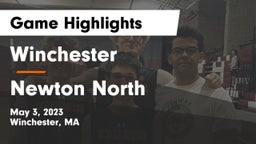 Winchester  vs Newton North  Game Highlights - May 3, 2023