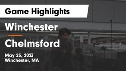 Winchester  vs Chelmsford  Game Highlights - May 25, 2023