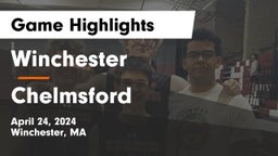 Winchester  vs Chelmsford  Game Highlights - April 24, 2024