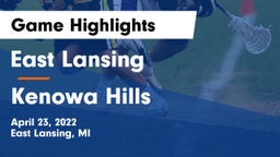 East Lansing  vs Kenowa Hills  Game Highlights - April 23, 2022