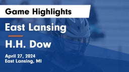 East Lansing  vs H.H. Dow  Game Highlights - April 27, 2024