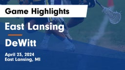 East Lansing  vs DeWitt  Game Highlights - April 23, 2024