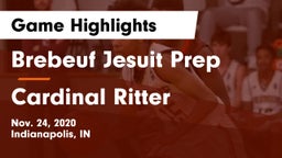 Brebeuf Jesuit Prep  vs Cardinal Ritter  Game Highlights - Nov. 24, 2020