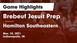 Brebeuf Jesuit Prep  vs Hamilton Southeastern  Game Highlights - Nov. 24, 2021