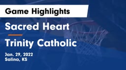 Sacred Heart  vs Trinity Catholic  Game Highlights - Jan. 29, 2022
