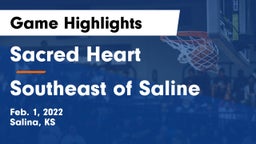 Sacred Heart  vs Southeast of Saline  Game Highlights - Feb. 1, 2022