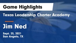 Texas Leadership Charter Academy  vs Jim Ned  Game Highlights - Sept. 25, 2021