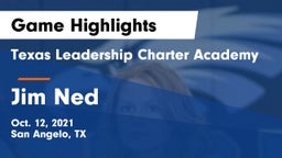 Texas Leadership Charter Academy  vs Jim Ned  Game Highlights - Oct. 12, 2021