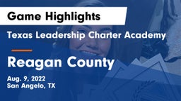 Texas Leadership Charter Academy  vs Reagan County  Game Highlights - Aug. 9, 2022