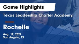 Texas Leadership Charter Academy  vs Rochelle  Game Highlights - Aug. 12, 2022