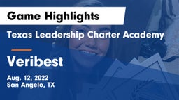 Texas Leadership Charter Academy  vs Veribest  Game Highlights - Aug. 12, 2022