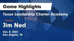 Texas Leadership Charter Academy  vs Jim Ned  Game Highlights - Oct. 8, 2022