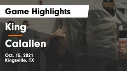 King  vs Calallen  Game Highlights - Oct. 15, 2021