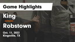 King  vs Robstown  Game Highlights - Oct. 11, 2022