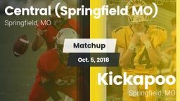 Matchup: Central  vs. Kickapoo  2018