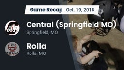 Recap: Central  (Springfield MO) vs. Rolla  2018
