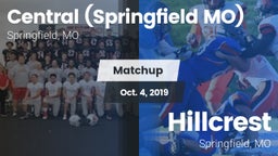 Matchup: Central  vs. Hillcrest  2019