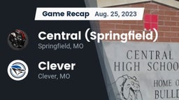 Recap: Central  (Springfield) vs. Clever  2023