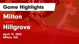 Milton  vs Hillgrove  Game Highlights - April 19, 2022