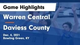Warren Central  vs Daviess County  Game Highlights - Dec. 4, 2021