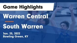 Warren Central  vs South Warren  Game Highlights - Jan. 25, 2022