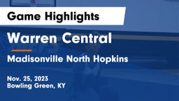 Warren Central  vs Madisonville North Hopkins Game Highlights - Nov. 25, 2023