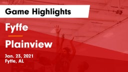 Fyffe  vs Plainview  Game Highlights - Jan. 23, 2021