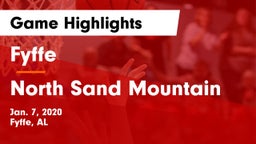 Fyffe  vs North Sand Mountain  Game Highlights - Jan. 7, 2020