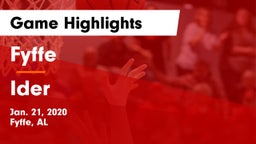 Fyffe  vs Ider  Game Highlights - Jan. 21, 2020