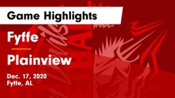 Fyffe  vs Plainview  Game Highlights - Dec. 17, 2020