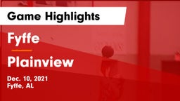 Fyffe  vs Plainview  Game Highlights - Dec. 10, 2021