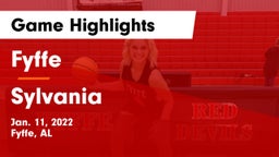 Fyffe  vs Sylvania  Game Highlights - Jan. 11, 2022