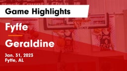 Fyffe  vs Geraldine  Game Highlights - Jan. 31, 2023