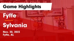 Fyffe  vs Sylvania  Game Highlights - Nov. 30, 2023