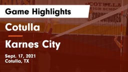 Cotulla  vs Karnes City  Game Highlights - Sept. 17, 2021